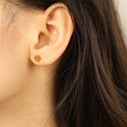 OFERTA 2x1 | Colgante Huella de Oro + Pendientes de REGALO!