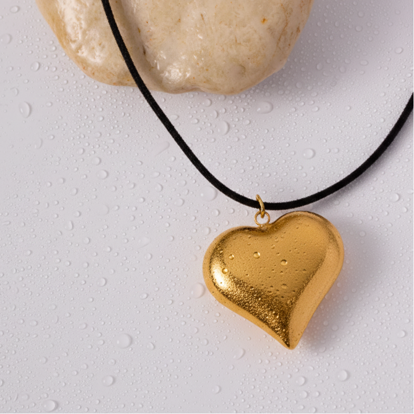 Colgante "Corazón Dorado"