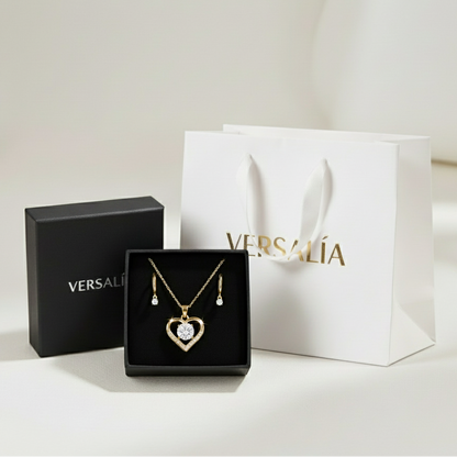 Promo Conjunto | Pendientes 18k + Colgante incluido