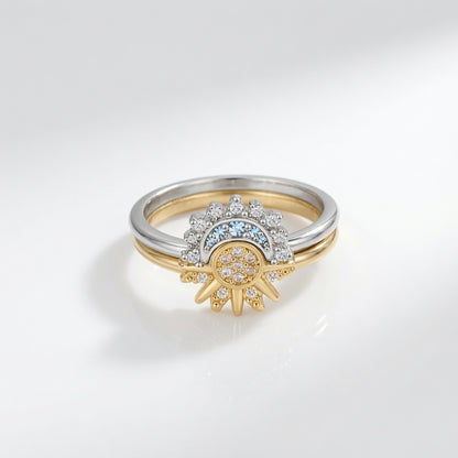 OFERTA 2x1 | Anillo de Vínculo Sol y Luna