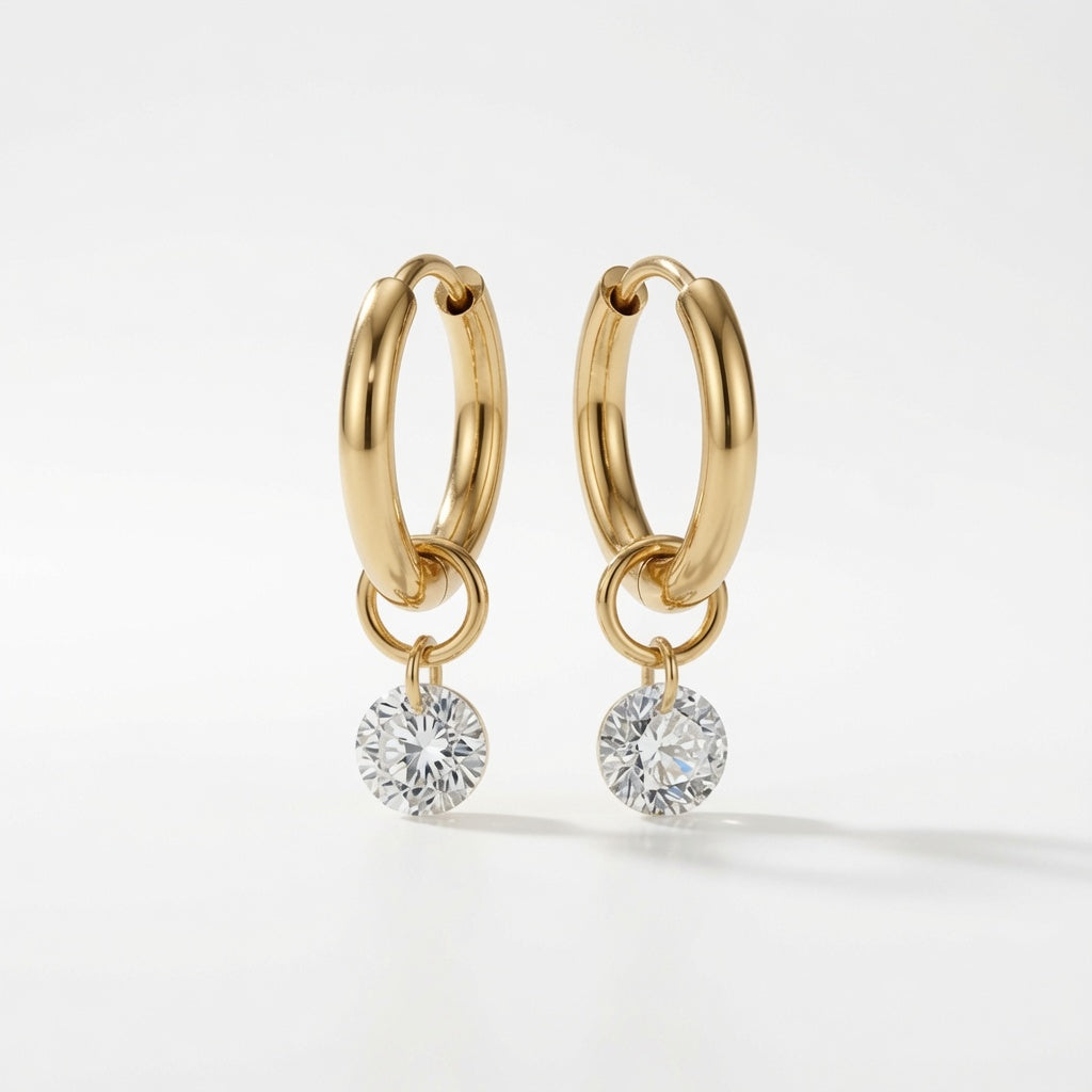 Promo Conjunto | Pendientes 18k + Colgante incluido