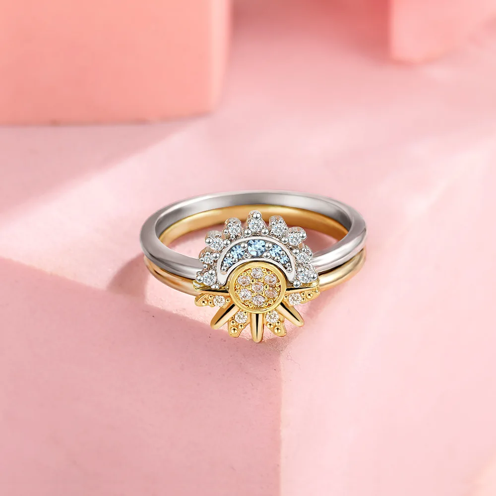 OFERTA 2x1 | Anillo de Vínculo Sol y Luna