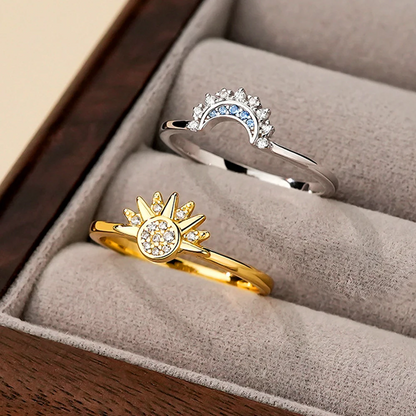 OFERTA 2x1 | Anillo de Vínculo Sol y Luna